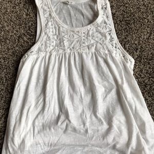 White tank top